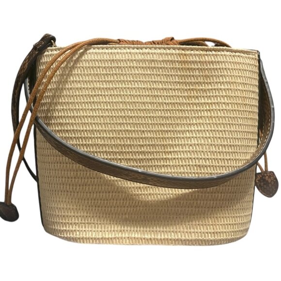 Snakeskin Mini Bucket Bag w/drawstring top! - Picture 14 of 14